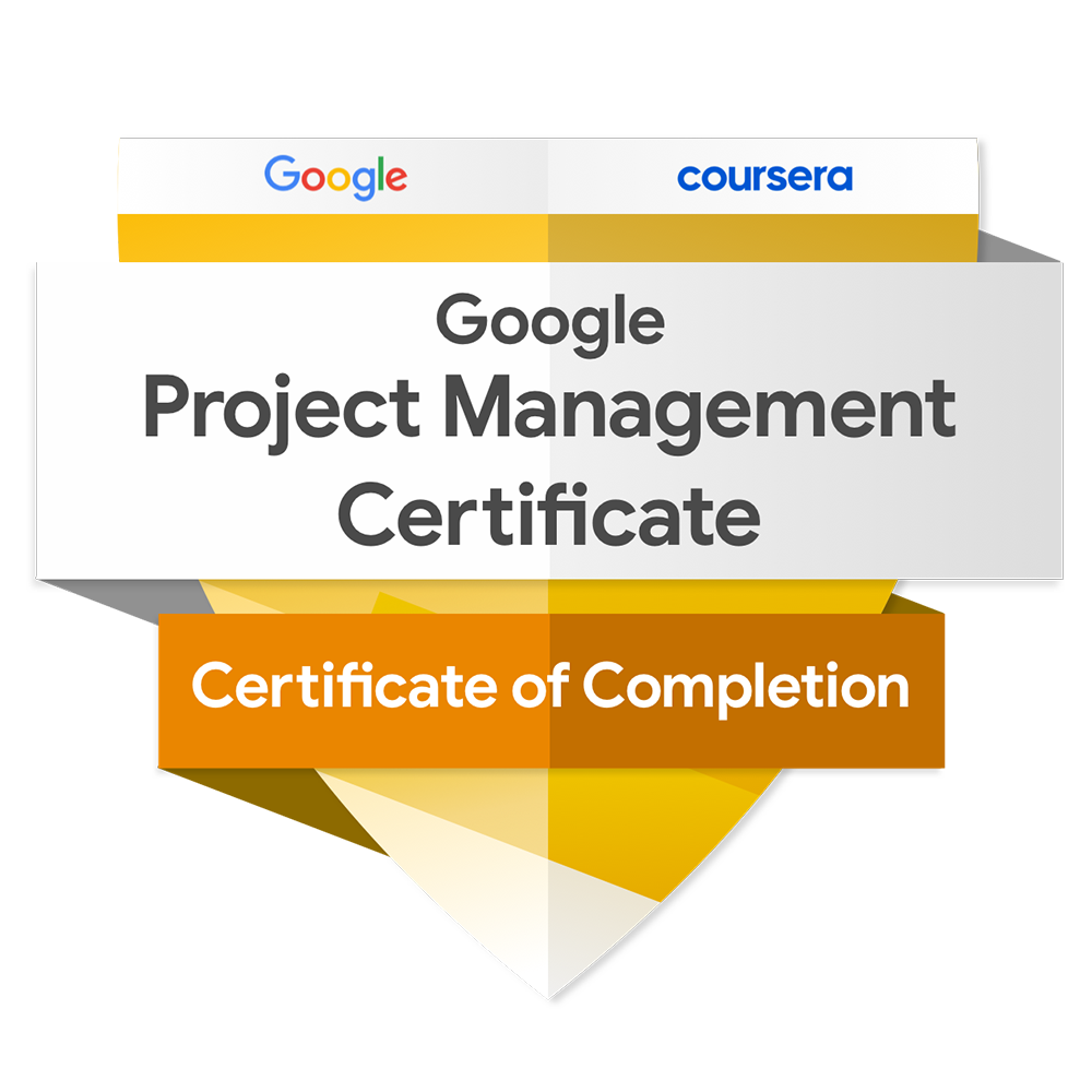 Google Project Management Certificate badge