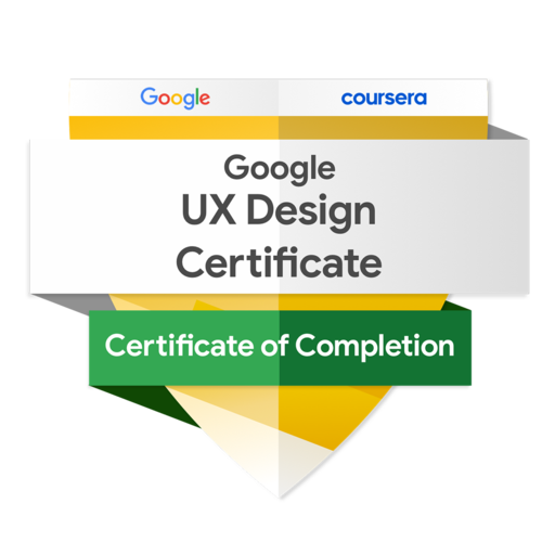 Google UX Design Certificate badge